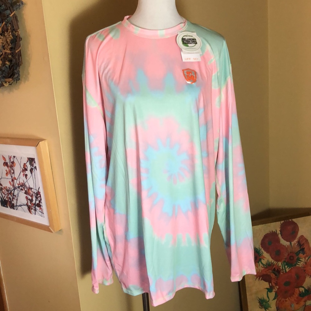 INGEAR swim Size XXL Swim Shirt 50 SPF Relaxed Fit Long Shirt Swim Hike $48 NEW